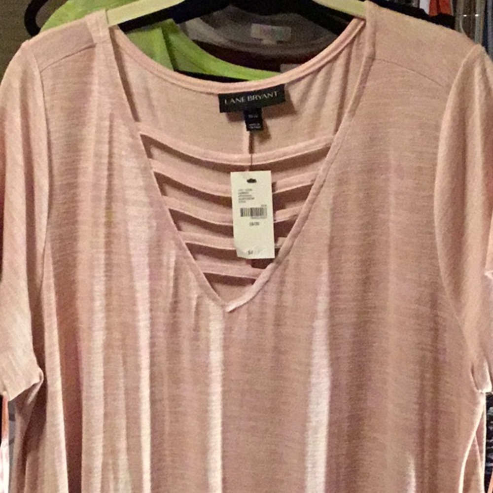 H2 Lane brant size 18/20 pink dress new w/tag